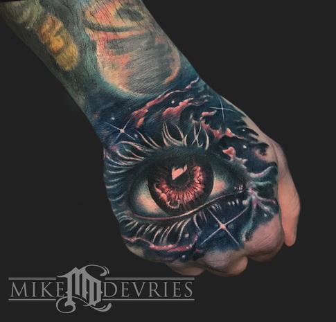 Mike DeVries - Cosmic Eye Tattoo